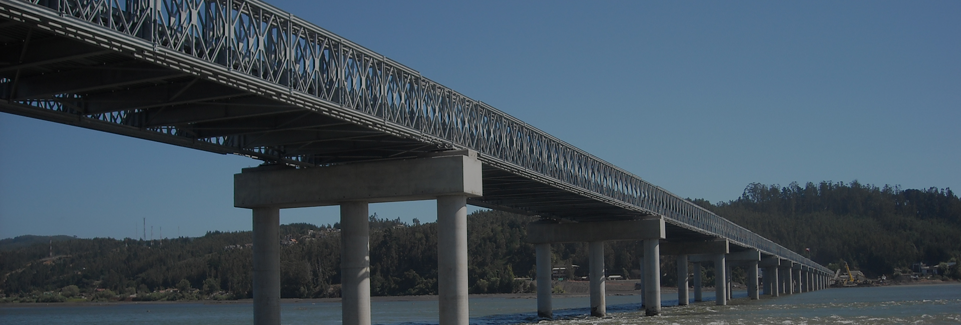 Pont permanent modulaire préfabriqué préfabriqué à longue portée