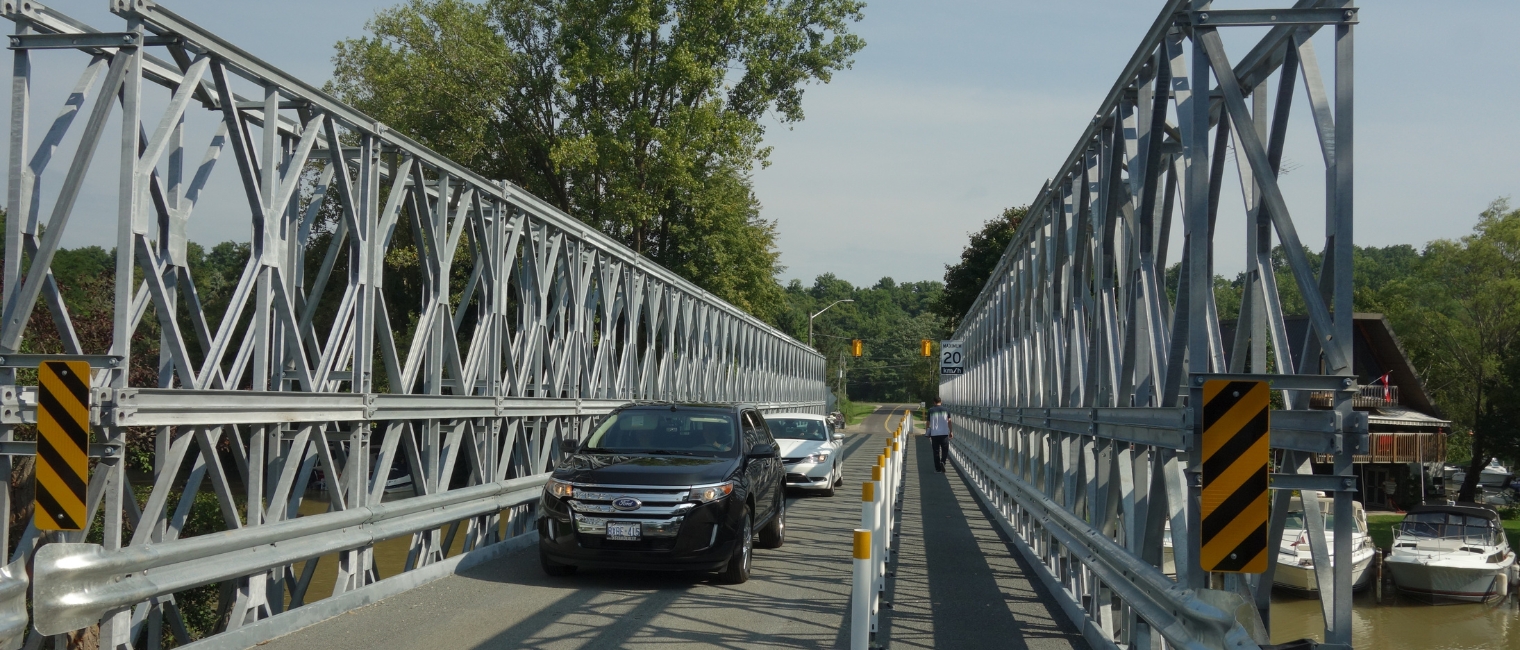 Acrow Bridge Provides Ideal Temporary Solution for Collapsed Bridge in Port Bruce, Ontario