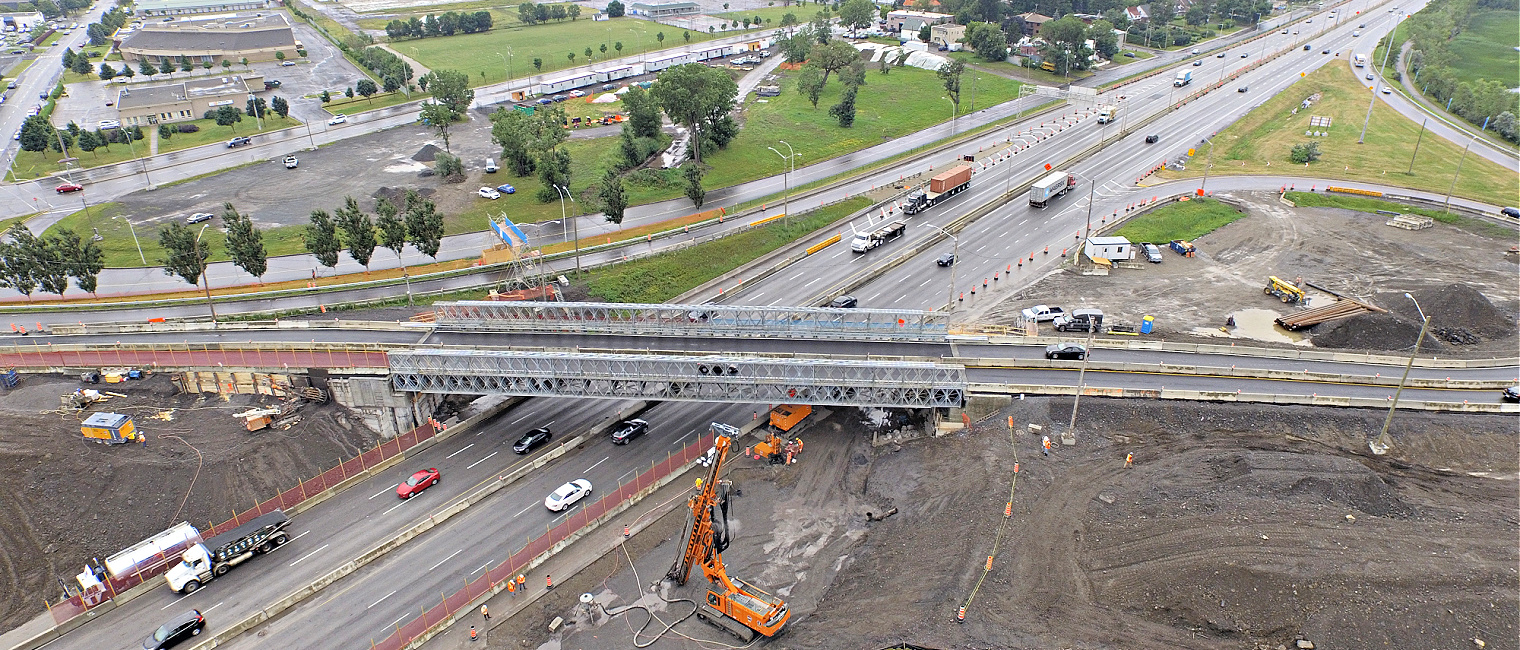 Prefabricated Modular Steel Bridging Minimizes Work Zone Impact During Bridge Replacement