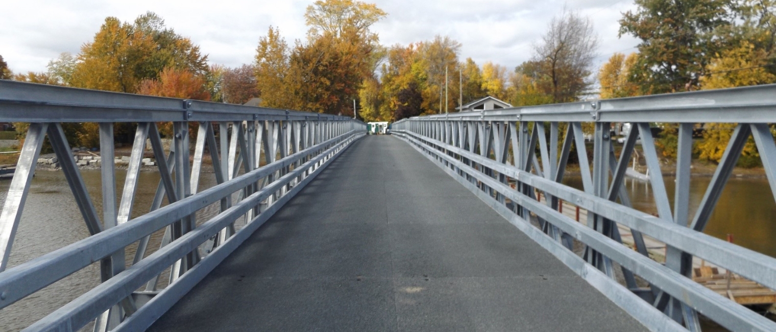 Acrow Bridge Furnishes Permanent Structure to Saint-Eustache, Québec