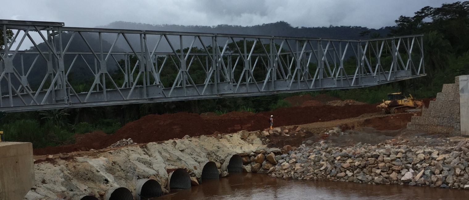 Acrow Bridge Selected for Permanent Crossing at Remote Mining Site in Liberia