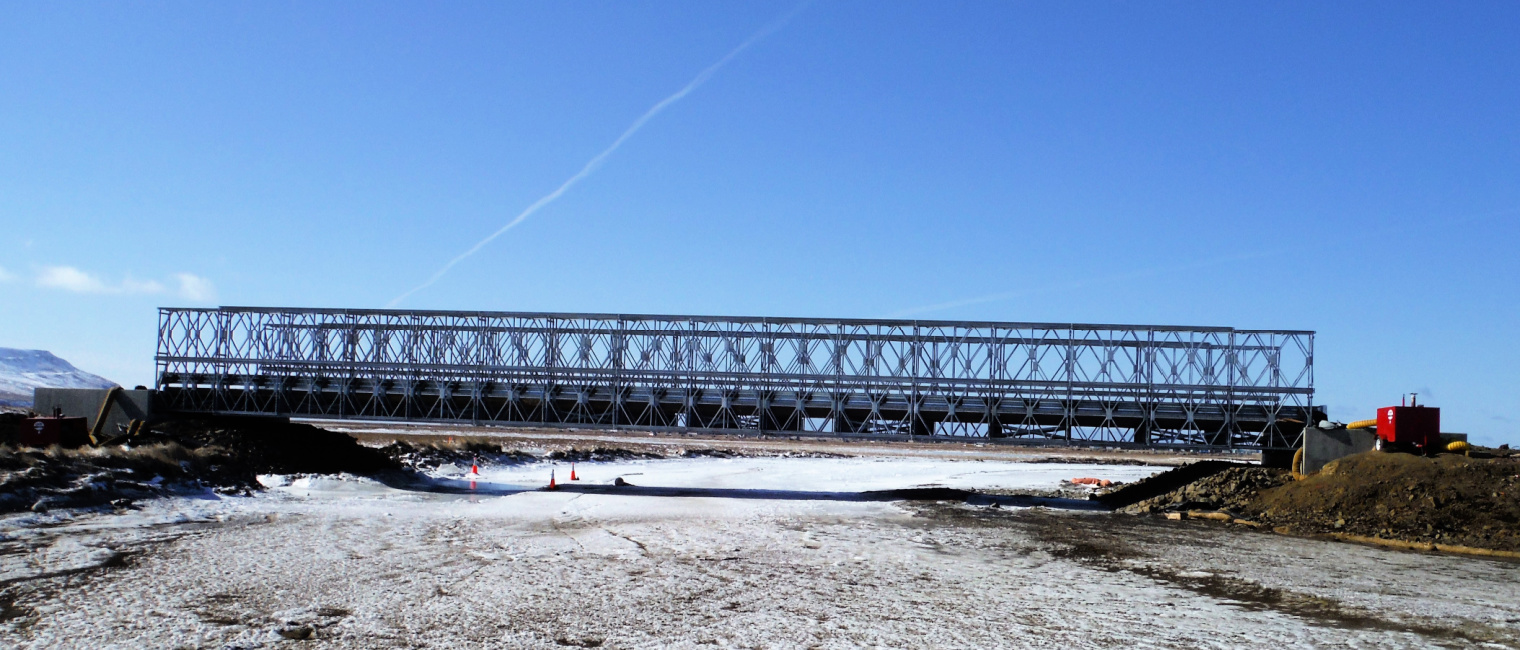 Acrow Bridge Provides Access to New Airport in Remote Alaskan Town