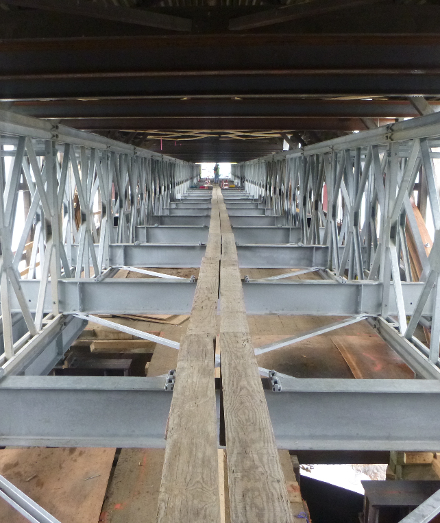 Étude de cas Acrow Pont couvert par un bain