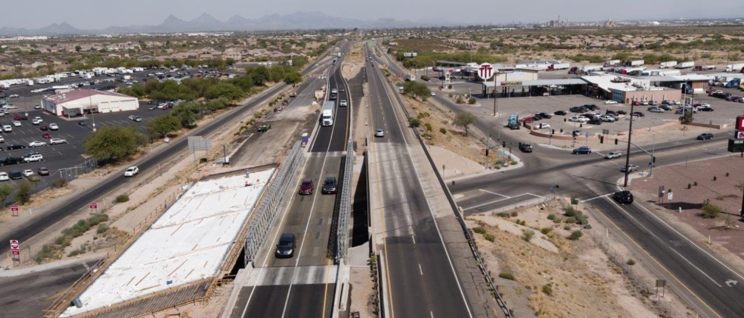 Arizona DOT Uses an Acrow Prefabricated Modular Steel Detour Bridge