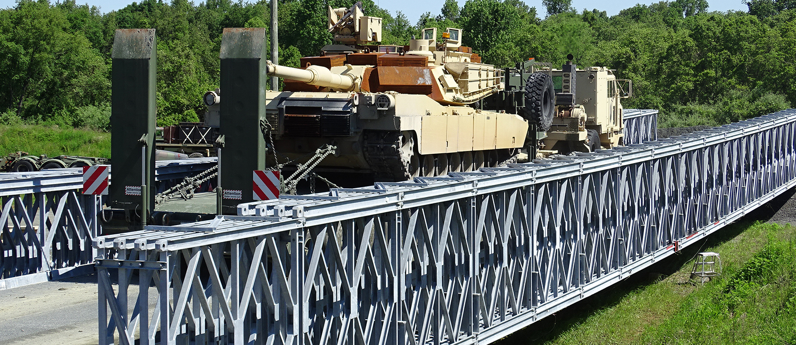 Pont militaire à sec