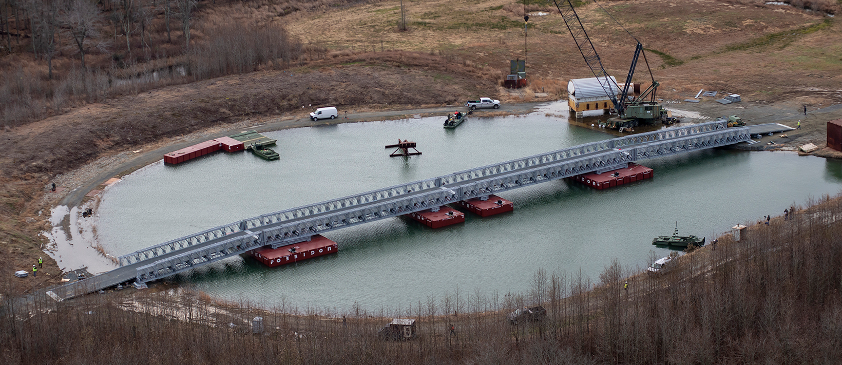 Military Wet Gap Bridge