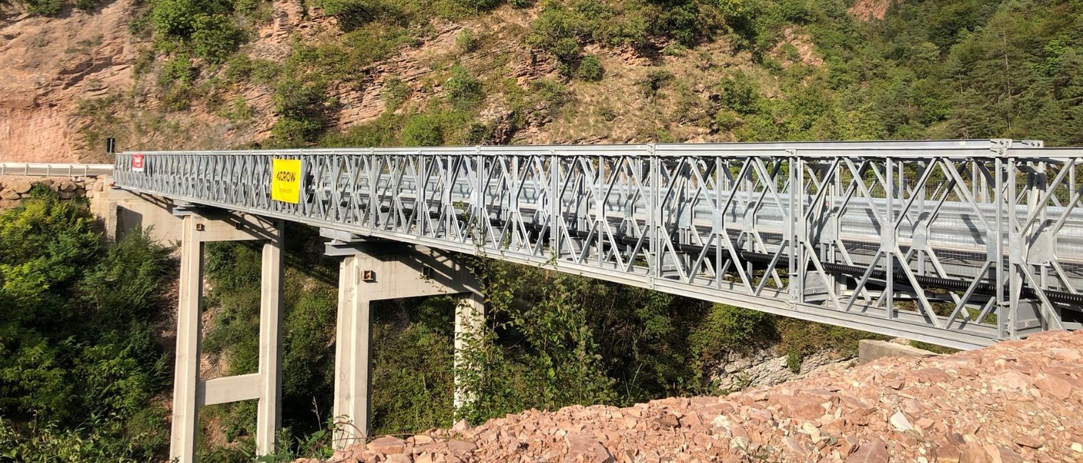 Acrow bridge provides a long-term temporary solution vital to maintaining local, tourist and commercial traffic