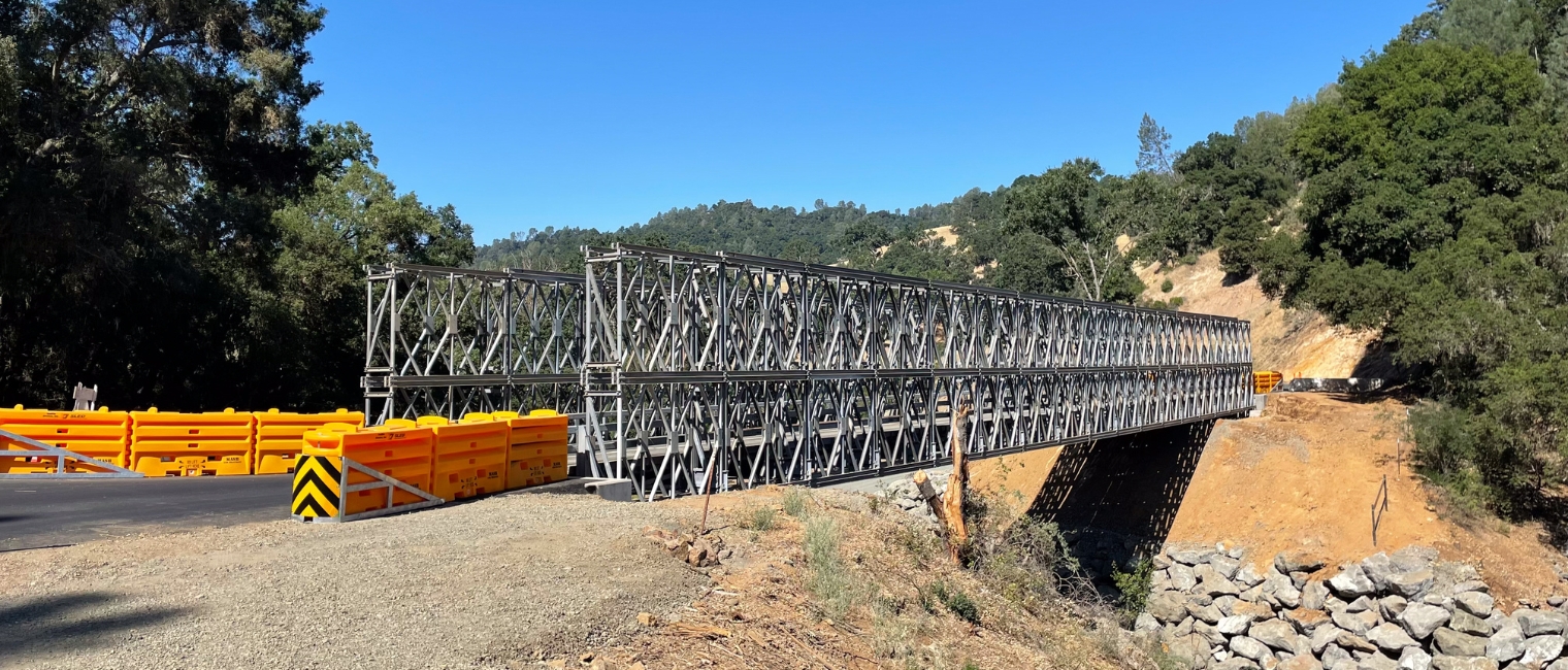 Two detour structures maintain traffic flow on critical routes in San Luis Obispo County