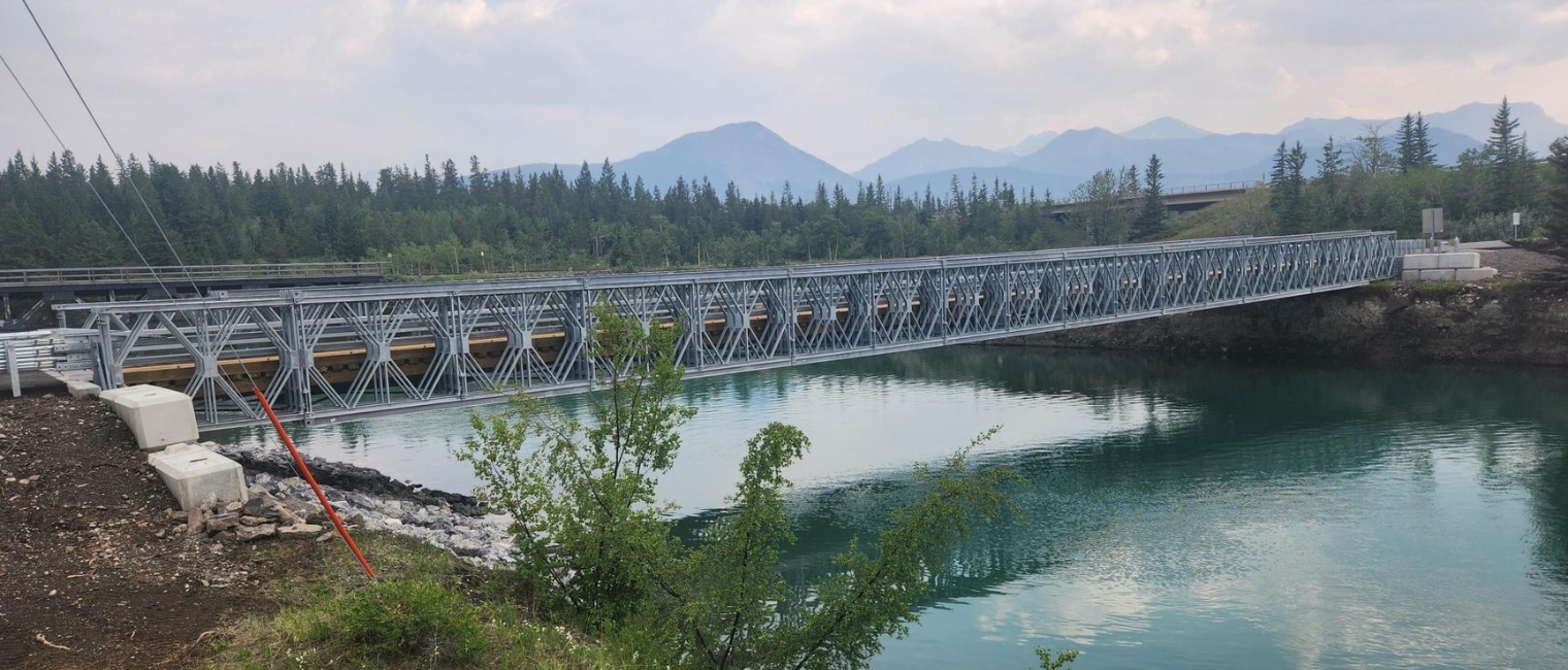 Acrow Bridge Provides Access to Alberta Hydroelectric Plant